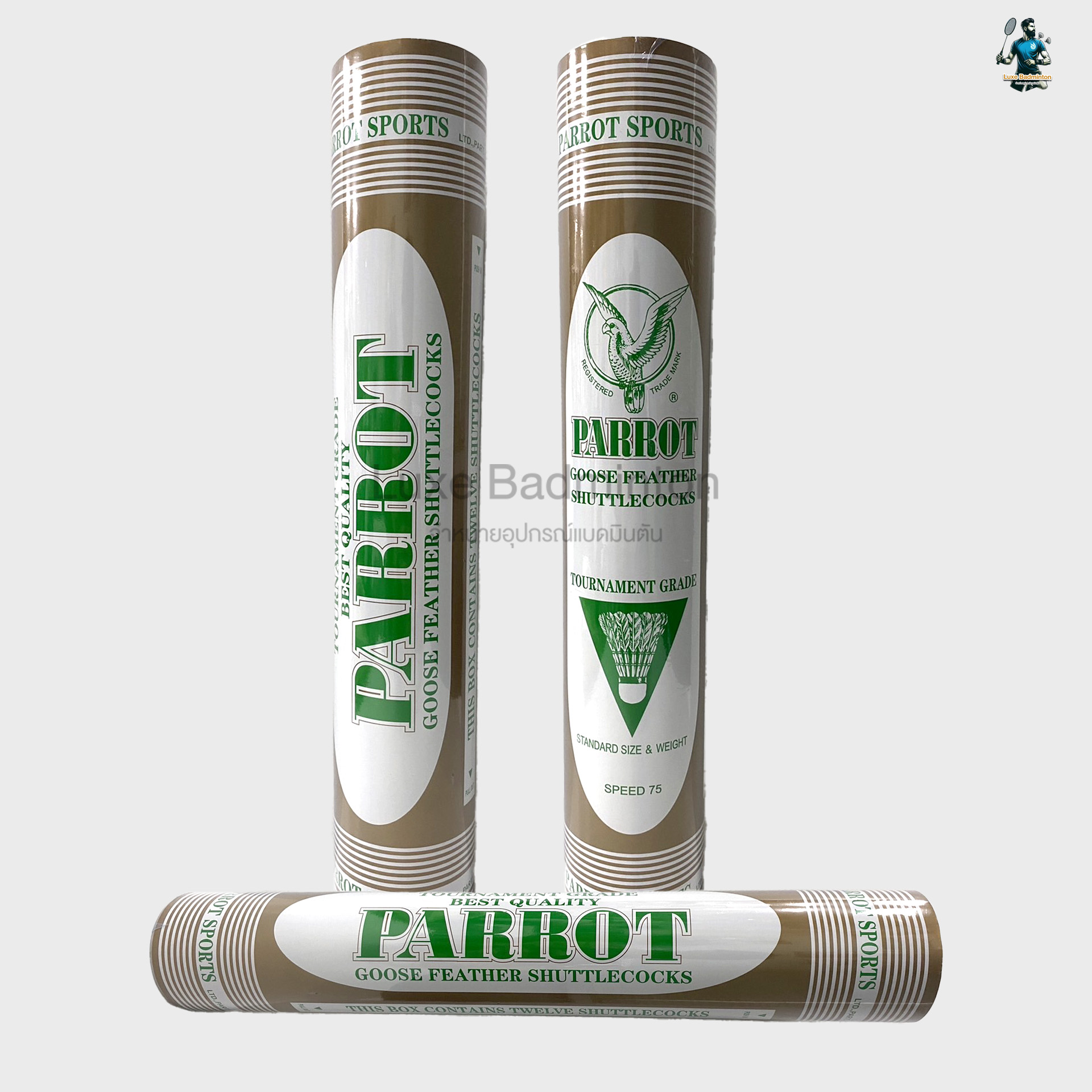 ลูกแบดมินตันนกแก้ว PARROT รุ่น TOURNAMENT